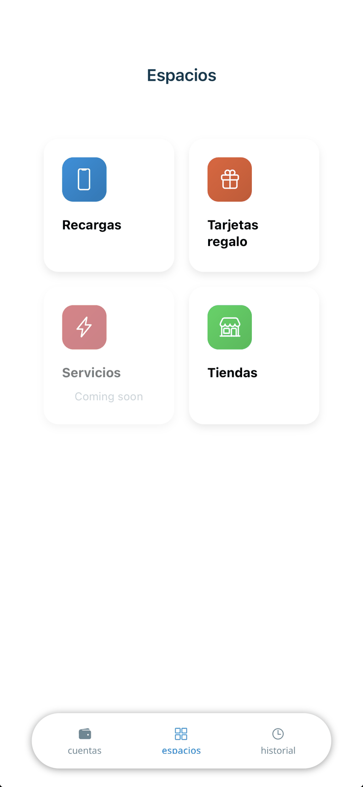 Recargas y servicios en ebioro